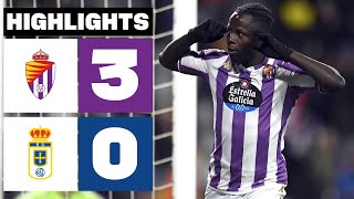 Resumen de Real Valladolid CF vs Real Oviedo 30 [upl. by Yeslah402]