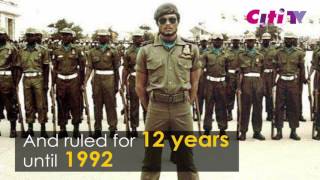 Flt Lt Jerry John Rawlings in 50 seconds [upl. by Tiphany]