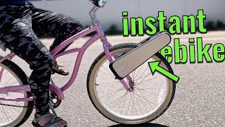 CLIP is the Worlds Quickest Ebike Conversion Kit to make Old Bikes into EBikes [upl. by Fleisig]