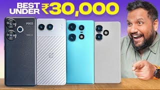 Best Phones Under Rs 30000 Q3 2024  The Most Exciting Category [upl. by Epps]