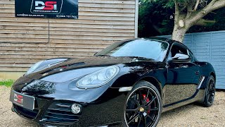 Porsche Cayman 987 gen 2  BLACK EDITION  SPORTS EXHAUST SOUND WITH WALK AROUND [upl. by Tatianas]