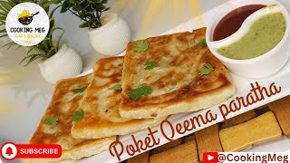 Pocket Qeema Paratha Recipe quot QeemaPockets ParathaRecipe by cookingmeg856 [upl. by Radmen]