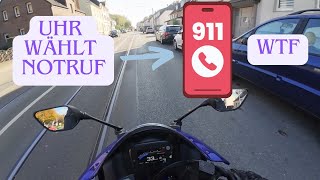 Endlich wieder ne Runde fahren  Uhr macht Notruf Call [upl. by Ahsital999]