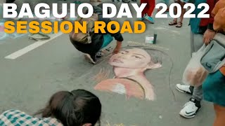 Baguio Day ft Session Road  Chalk Art in Baguio [upl. by Rance999]