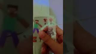 Unboxing blind box minecraft maaf Kalo jelek minecraft [upl. by Cloris]