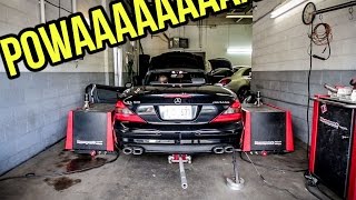 Heres How Much Power My 8900 SL55 AMG Actually Made On A Dyno [upl. by Lynnette]