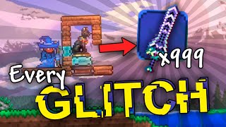 EVERY Working Glitch in Terraria 144 [upl. by Nirmak]