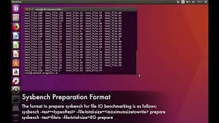 Methods Used for Filesystem IO Performance Benchmark Testing [upl. by Auric]