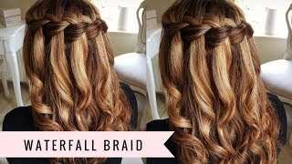 Waterfall Braid by SweetHearts Hair [upl. by Nochur175]