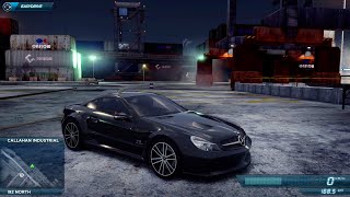 NFS Most Wanted  Police Chase Max Heat Level Escaped  Mercedes SL AMG vs Police [upl. by Hammock]