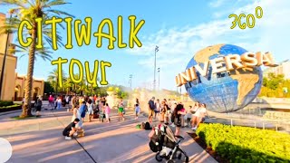 Universal CityWalk Orlando 360degree video tour Summer 2024 [upl. by Georgena]