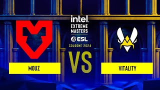 MOUZ vs Vitality  IEM Cologne 2024  Group B [upl. by Elpmet]