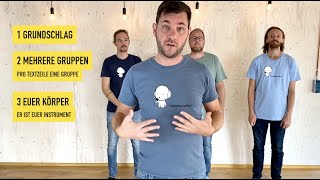 Rhythmical ERKLÄRUNG Bodypercussion mit den Minimusikern [upl. by Niwdog]