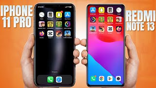 REDMI NOTE 13 vs IPHONE 11 PRO  SPEED AND RAM MANAGEMENT TEST [upl. by Pattani]