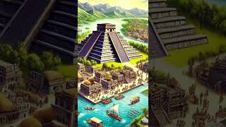 The aztec capital tenochtitlán history aztechistory ancientcivilization ancientempires [upl. by Loftis]