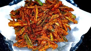 Ladies Finger Fry  Vendakka Fry  Easy Recipe  Vendakkai Curry [upl. by Garrott]