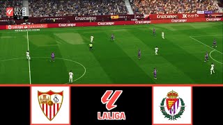 SEVILLA VS REAL VALLADOLID  LALIGA 20242025  FOOTBALL LIFE 2024 [upl. by Idalla]