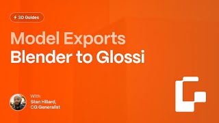 How to Export 3D Models from Blender for Glossi [upl. by Ivory]