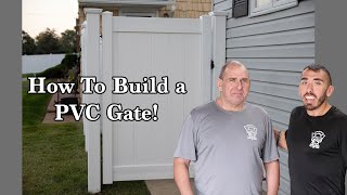 How to Build a Solid Privacy PVC Gate [upl. by Birch]