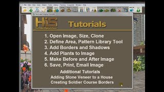 Hardscape Design Software quotHISquot aka quotGreenScapesquot Open and Size Image  Tutorial 1 [upl. by Puna273]