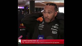 Hamilton PostQualifying Interview 2024 Las Vegas Grand Prix 2024 [upl. by Hashum]