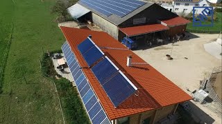 SWD TV Teil 15 20qm Solaranlage mit Flachdachaufständerung nähe Bodensee [upl. by Lohman]