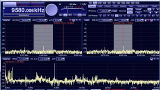 Antenna Test 9580kHz 303WA211M height amp ALA1530S7M height [upl. by Leahplar560]