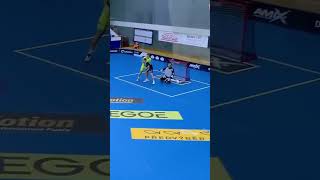 OUR AMBASSADOR VS MB floorballing florbal floorball saliabandy innebandy unikockey short [upl. by Reilly348]