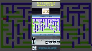 Top 5 Channel F Games Of 1977 Quick Play By RetroSlayer bestgames retrogaming channelf [upl. by Nirel701]