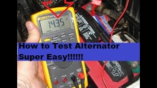 How to test Alternator SUPER EASY [upl. by Gaelan]