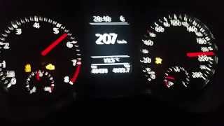 Polo GTi acceleration 0  200 kmh [upl. by Annayak]