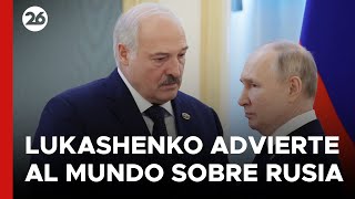 ⚠️ BIELORRUSIA  Lukashenko advirtió sobre un APOCALIPSIS si Rusia usa ARMAS NUCLEARES [upl. by Akeber679]