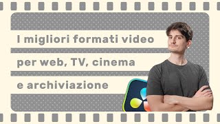 Come esportare per Web archiviazione TV e cinema con DaVinci Resolve [upl. by Nadya795]