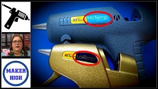 High or Low Temp Glue Guns 40w vs 60w  Melting points wattage amp uses [upl. by Esiocnarf776]