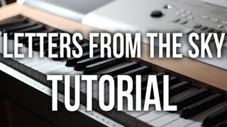 How to Play quotLetters From The Skyquot on Piano [upl. by Gilroy404]