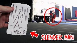 another encounter with SLENDER MAN hes back [upl. by Yrrat]