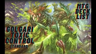 Bloomburrow Standard Golgari Toxic Control MTG Arena [upl. by Sirah]