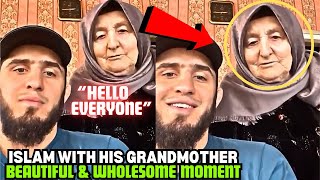 Islam Makhachev Shares An Wholesome Moment With His Grandmother VIDEO [upl. by Rugg]