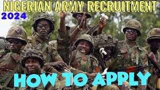 Join the Nigerian Army DSSC 2024 StepbyStep Application Guide melidigitalhub [upl. by Lyrej31]