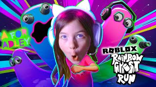 🎮 Play Roblox A for Adley Rainbow Ghost Run👻 AforAdley SpacestationAnimation GforGaming [upl. by Lekkim]