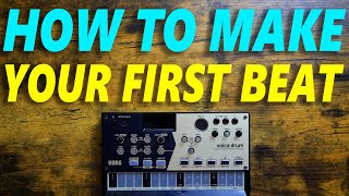 How to Make Your First Volca Drum Beat [upl. by Adall840]