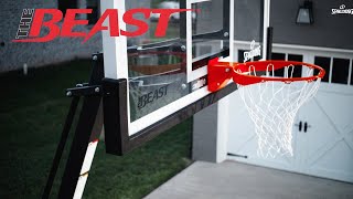 Spalding The Beast 72quot Portable Basketball Hoop  Your Home Court Advantage [upl. by Aneekat]