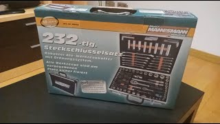 Mannesmann Socket Wrench Kit ref M98432 Review [upl. by Ahsiek]