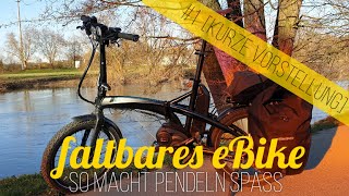 Faltbares EBike tern Vektron S10  So macht Pendeln Spaß [upl. by Nileuqaj]