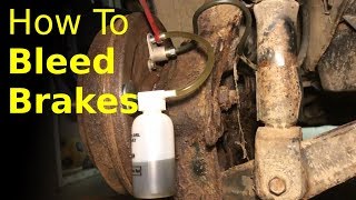 BEST ways to bleed brakes one person VS two person method [upl. by Apeed]