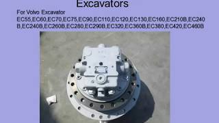 volvo EC290B volvo excavator EC290BNLC travel motor assy [upl. by Ahsanat]