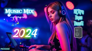 EDM Music mix 2024 Ultra Bass Boost Electro Remix club Best Music electro remix edm remixsong [upl. by Lennox]