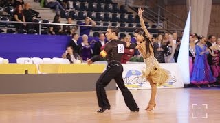 Eric Testa  Federica Brezzo  European Dancesport Clubs Cup 2017 Cambrils  Adult LAT  R2 J [upl. by Willett]