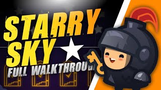 Starry Sky Full Walkthrough  Tricky Castle  Just In 6 Minutes  Lets Walkthrough [upl. by Mellitz130]