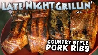 Grillin Country Style Pork Ribs [upl. by Marthena328]